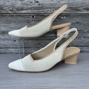 VIVAIA Leah Pointed-Toe Slingback Sustainable Heels